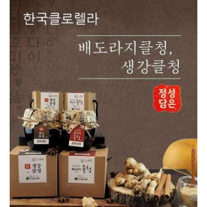 [한국클로렐라] 배도라지청(500g)+생강클청(500g) 