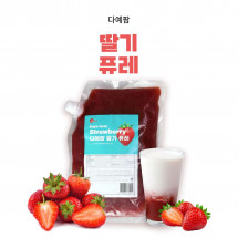 [다예팜]딸기 퓨레(1kg*2개)
